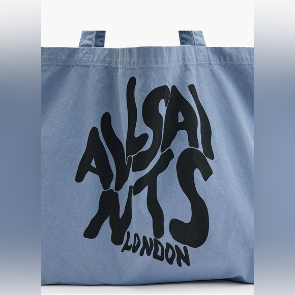AllSaints Logo Canvas Tote - Picture 6 of 6